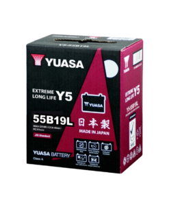 Alternative view of YUASA Y5-55819L 40Ah Car Battery – Left Terminal, High Performance
