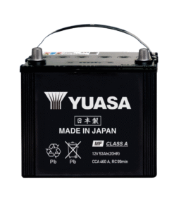 YUASA Y5-55D23R 53Ah Car Battery – Powerful Performance, Right Terminal