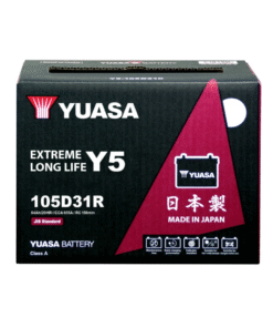 Alternative view of YUASA Y5-105D31R 84Ah Heavy Duty Car Battery – Powerful Performance, Right Terminal